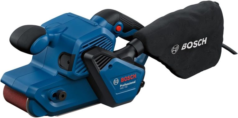 Bosch Professional Ponceuse à bande GBS 750, moteur 850 W