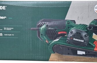 Test complet de la ponceuse à bande Parkside PBSD 900